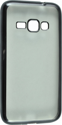 Силиконовый чехол с рамкой для Samsung Galaxy J1 mini (2016) DF sCase-26 (black) - 490 руб.