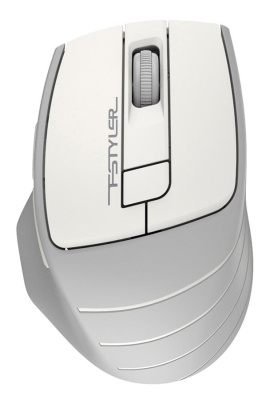 Мышь A4Tech Fstyler FG30S белый/серый оптическая (2000dpi) silent беспроводная USB (6but) FG30S WHIT - 990 руб.