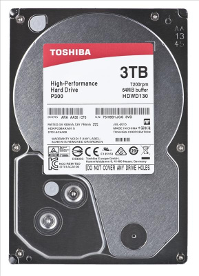 Жесткий диск Toshiba SATA-III 3Tb HDWD130UZSVA P300 (7200rpm) 64Mb 3.5" - 5 378 руб.
