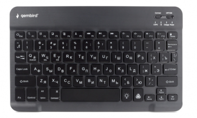 Клавиатура беспроводная Gembird KBW-4, 78кл, Bluetooth, ножн.тип клавиц, ультра-тонкая - 1 190 руб.
