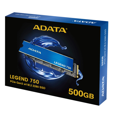 SSD M.2 2280 500Gb A-Data PCI-E x4 ALEG-750-500GCS Legend 3350/2450 Мб/с  3D - 3 290 руб.