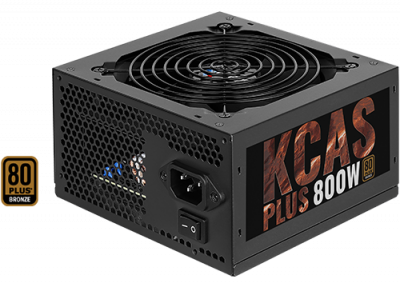Блок питания Aerocool 800W KCAS PLUS 800 80+ bronze (24+4+4pin) APFC 120mm fan 7xSATA RTL - 4 290 руб.