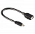 Кабель Mini USB2.0 Hama miniAM/AF, 0.15м, черный - 200 руб.