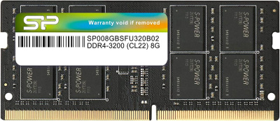Память DDR4 8Gb 3200MHz Silicon Power SP008GBSFU320B02 RTL PC4-25600 CL22 SO-DIMM 260-pin 1.2В singl - 1 590 руб.