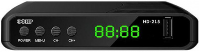Ресивер DVB-T2 Сигнал Эфир HD-215 (HDMI, RCA, USB) черный - 990 руб.