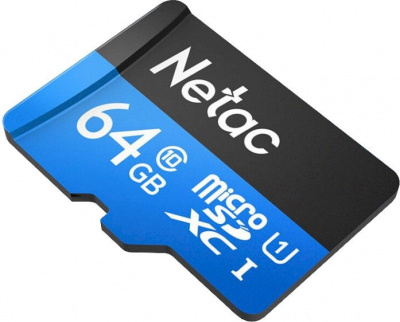 Флеш карта microSDXC 64Gb Netac NT02P500STN-064G-S P500 w/o adapter - 550 руб.