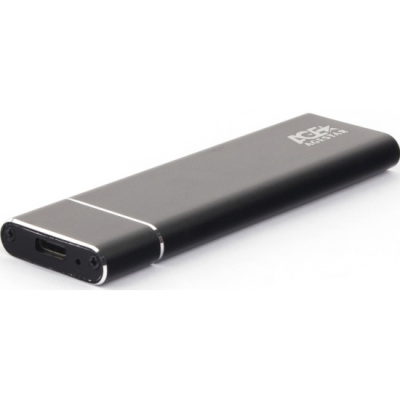 Внешний корпус SSD AgeStar 3UBNF5C SATA III USB 3.0 USB 3.0 Type-С алюминий черный M2 2280 B-key - 850 руб.