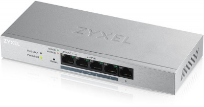 Коммутатор Zyxel GS1200-5HPV2-EU0101F 5G 4PoE+ 60W управляемый - 4 726 руб.