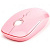 Мышь беспров. Gembird MUSW-390, 2.4ГГц, 3  кнопки + колесо кнопка,1600DPI розовый глянец - 350 руб.