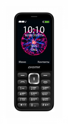 Мобильный телефон Digma C281 Linx 32Mb черный моноблок 2Sim 2.8" 240x320 0.08Mpix GSM900/1800 MP3 mi - 1 286 руб.