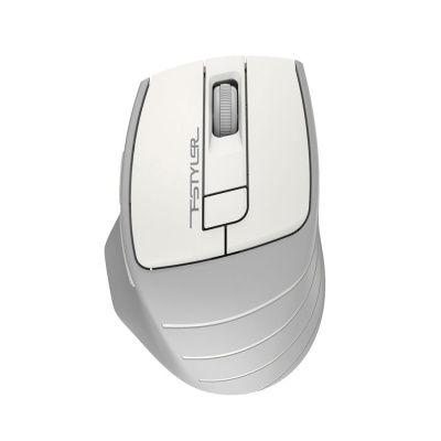 Мышь A4Tech Fstyler FG30 белый/серый оптическая (2000dpi) беспроводная USB (6but) - 990 руб.
