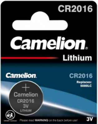 Батарейка CR2016 Camelion Lithium 75mAh (1шт) блистер - 60 руб.