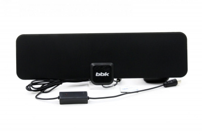 Антенна телевизионная BBK DA20 активная, комнатная, DVB-T, DVB-T2, VHF:87.5-230 МГц; UHF:470-862 МГц - 950 руб.