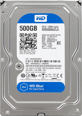 Жесткий диск WD Original SATA-III 500Gb WD5000AZLX Blue (7200rpm) 32Mb 3.5" - 2 750 руб.