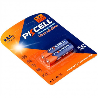 Батарейки LR3/AAА PKCELL Alkaline (2шт.) - 50 руб.