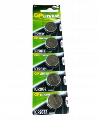 Батарейка CR2032 GP (5шт) - 300 руб.