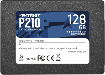 Накопитель SSD Patriot SATA III 128Gb P210S128G25 P210 2.5" - 1 639 руб.