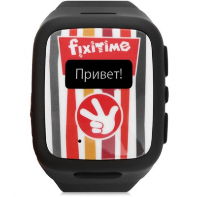 Часы-телефон Elari Fixitime (черные) - 1 990 руб.