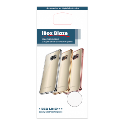 Накладка силикон iBox Blaze для Samsung Galaxy A3 (2016) (золотистая рамка) - 490 руб.