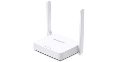 Wi-Fi роутер Mercusys MW301R (Wi-Fi 802.11n, 300Мбит/с, 2х100 Мбит/сек + 1WAN, 2 x 5 dBi , 2,4 ГГц - 1 190 руб.