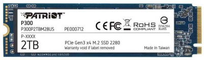 Накопитель SSD Patriot PCI-E x4 2Tb P300P2TBM28 P300 M.2 2280 - 24 137 руб.